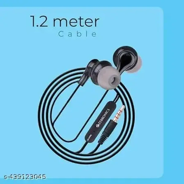 ZEBRONICS ZEB OPERA WIRED EARPHONE - Black