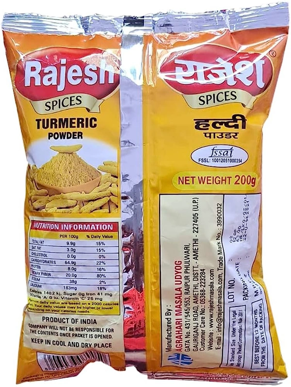 Rajesh Haldi Powder @200g