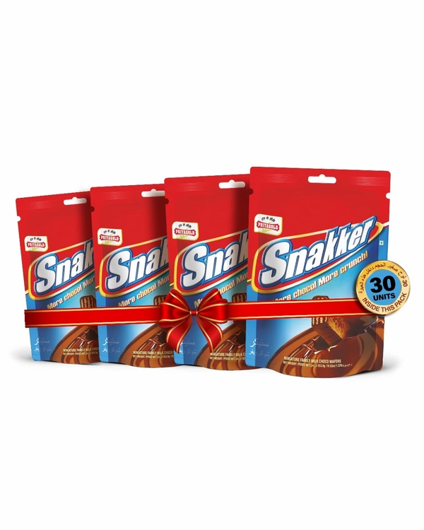 Priyagold Snaker Chocolate @30pcs×4pacet