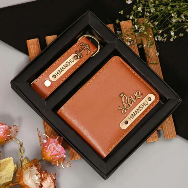 Wallet + Keychain - Red
