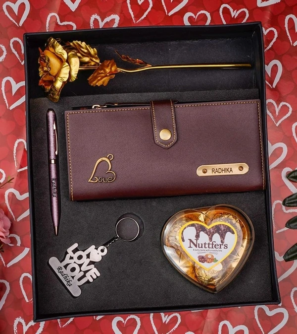 Romantic combo for women - Brown