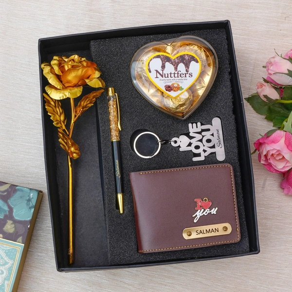 Romantic combo for men - Brown
