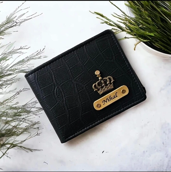 Croc's Leather Wallet - Black