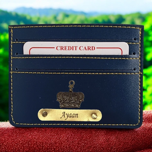 Minimalistic Card Holder - Blue