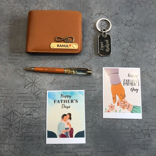 Father's Day Custom Gift Combo - Tan