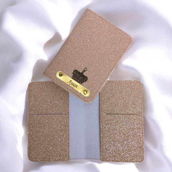 Glitter Passport Cover - Rose Gold