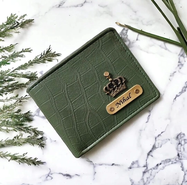 Croc's Leather Wallet - Green