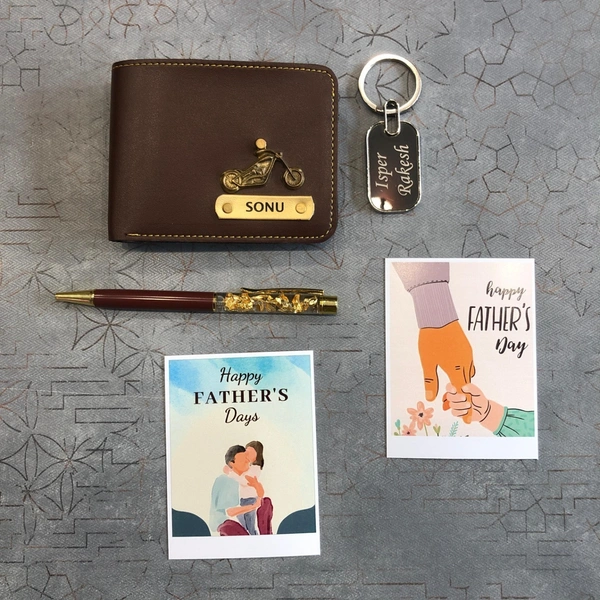 Father's Day Custom Gift Combo - Brown
