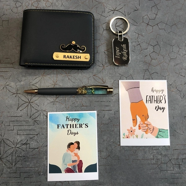 Father's Day Custom Gift Combo - Black