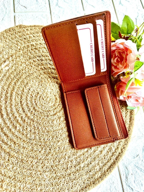Imported Leather Wallet - Grey