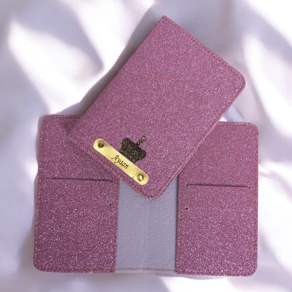 Glitter Passport Cover - Pink