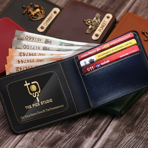 Indian Leather Wallet - Grey