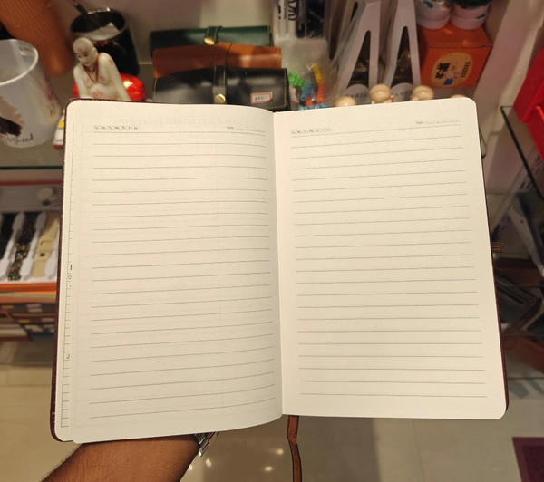Regular 185 Pages Diary - Tan