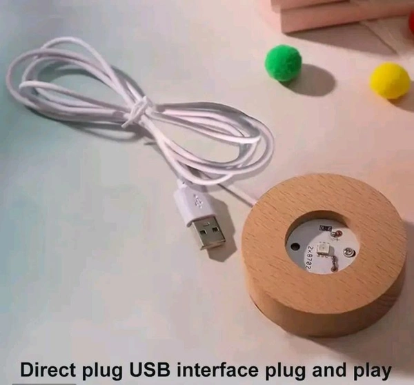 3D Planet Glass Ball Night Lamp 