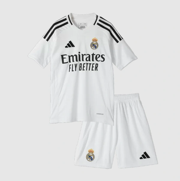 Real Madrid Home Kids Soccer Jerseys Kit 2024/25 - 28:11yrs