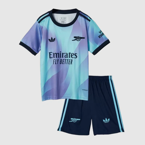 Arsenal Third Kids Soccer Jerseys Kit 2024/25 - 16:3yrs
