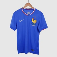 Customized France Home Solid Jersey 24-25 - XL