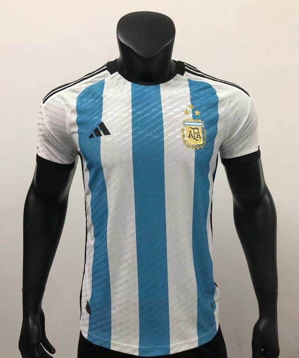 Argentina Home Three Stars Player Edition Jersey 2022 - M