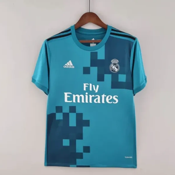 Real Madrid Retro Jersey Third Away Soccer Shirt 2017/18 - S