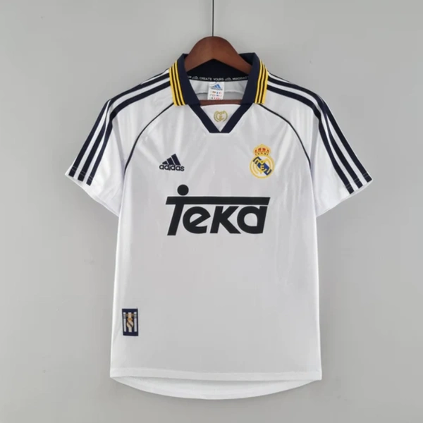 Real Madrid Retro Jersey Home Soccer Shirt 1998/00 - 2XL