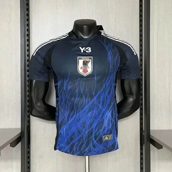 Japan Y-3 Blue Player Version Solid Jersey - L