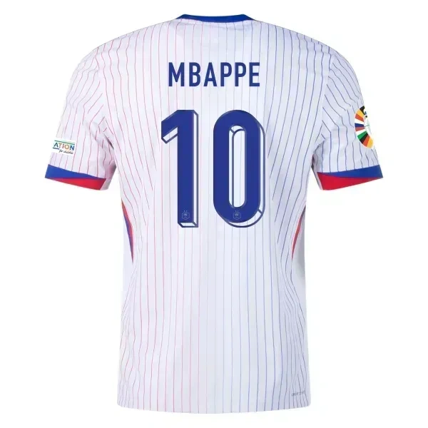 France Away Mbappe Football Solid Jersey 2024 - 2XL