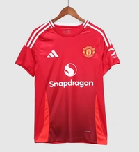 Customized Manchester Home Soccer Solid Jersey 2024/25 - L