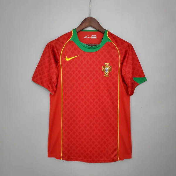 Portugal 2004 Final Home Retro Jersey - 2XL
