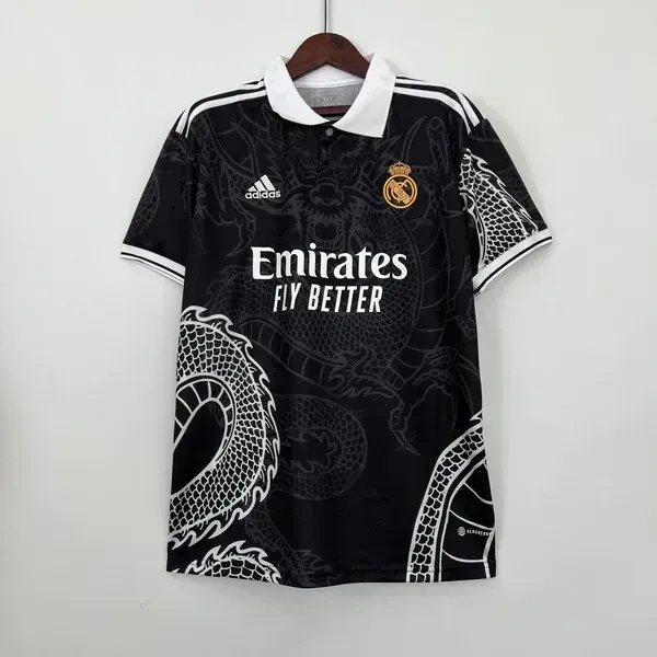 Real Madrid Black Dragon 23-24 Jersey - M