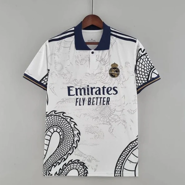 Real Madrid Chinese Dragon White Solid Jersey 2022/2023 - XL