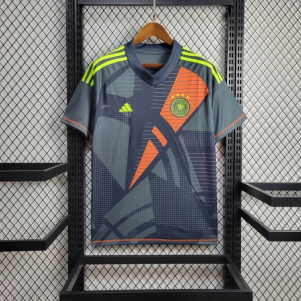Germany Goalkeeper Soccer Solid Jersey 2024 - L