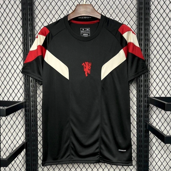 Manchester Black Training Solid Soccer Jersey 24/25 - 2XL