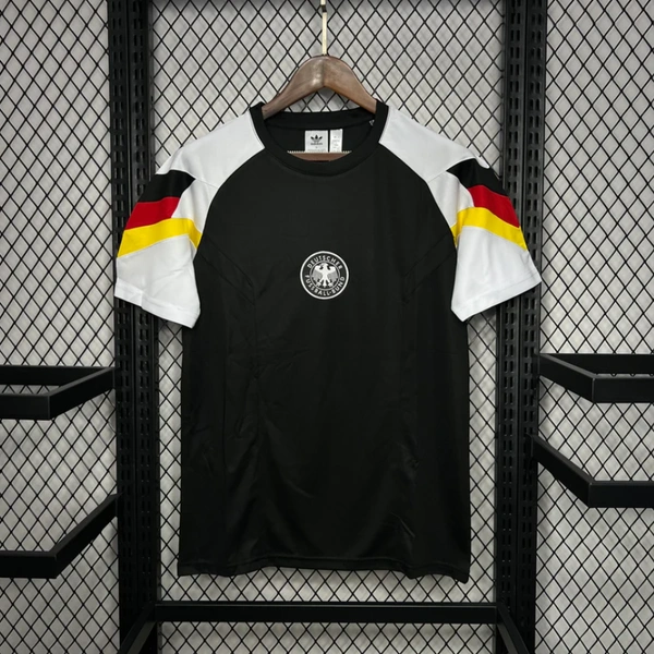 Germany Black Training Solid Soccer Jersey 2024-25 - L