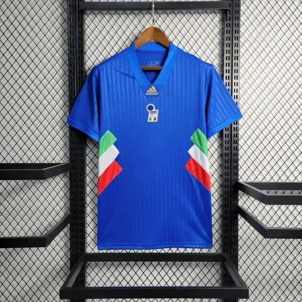 Italy Special Edition Blue Solid Soccer Jersey 2023/2024 - M