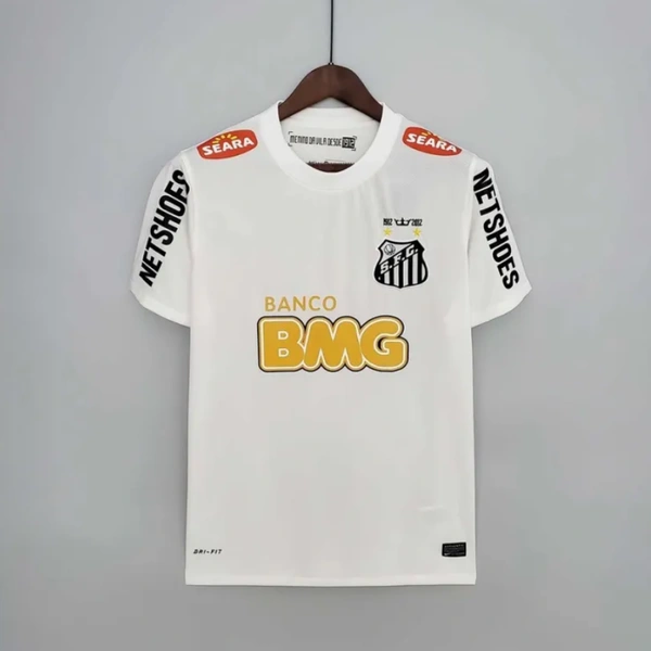 Santos Home 2011-12 Retro Soccer Solid Jersey - M