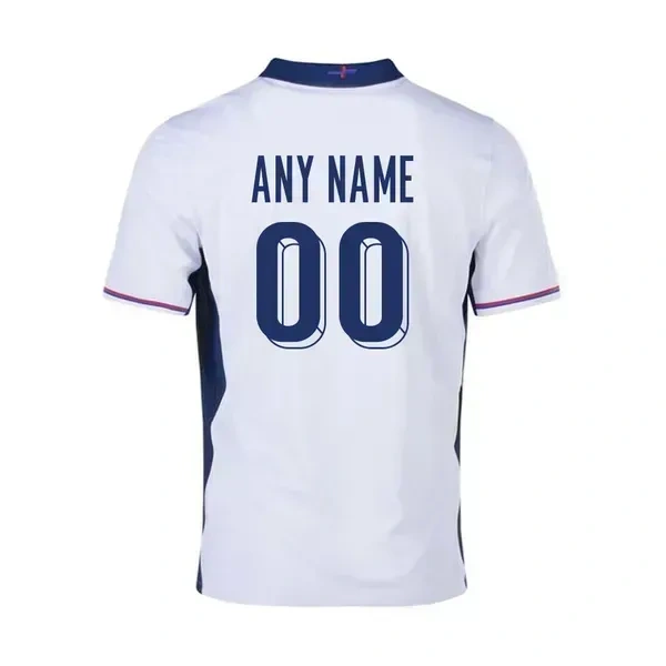 Customized England Home Soccer Solid Jersey 24-25 - L