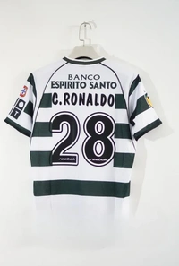 Sporting CP Jersey Custom Home Soccer Jersey 2001 - 2XL