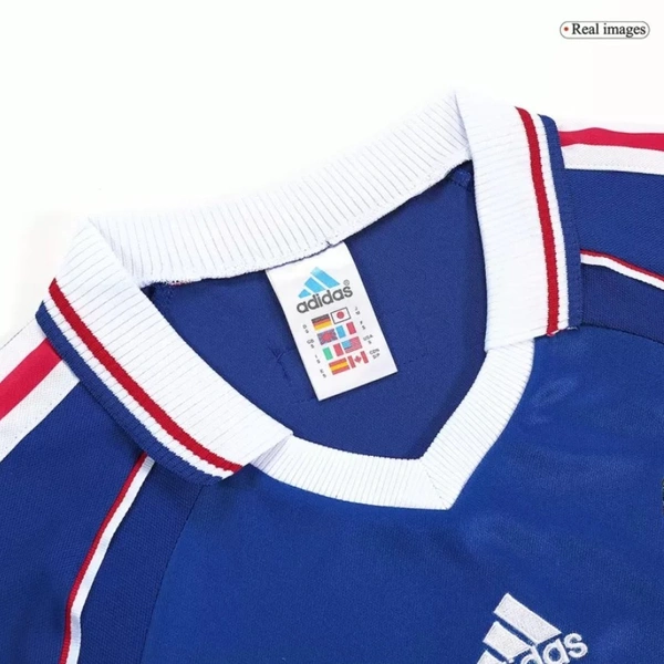 France Jersey Custom Home Soccer Jersey 1998 - XL