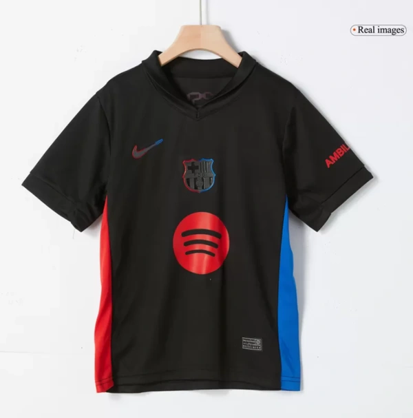 Barcelona Away Kids Soccer Jerseys Kit 2024/25 - 20:7yrs