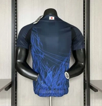 Japan Y-3 Blue Player Version Solid Jersey - L