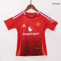 Manchester United Home Kids Soccer Jerseys Kit 2024/25 - 22:8yrs