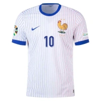 France Away Mbappe Football Solid Jersey 2024 - M