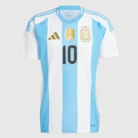 Messi #10 Argentina Home Soccer Jersey 2024 - S