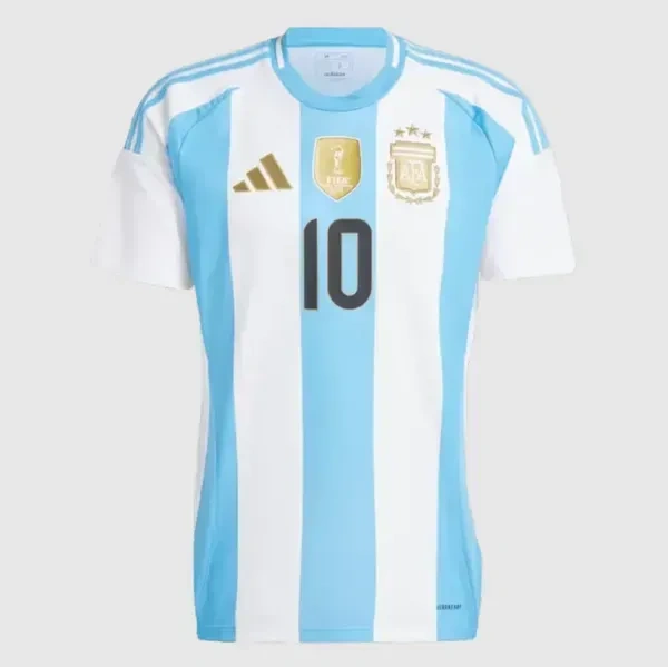 Messi #10 Argentina Home Soccer Jersey 2024 - S