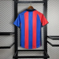 Barca 2004/05 Home Soccer Solid Retro Jersey - S