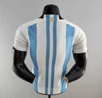 Argentina Home Three Stars Player Edition Jersey 2022 - M