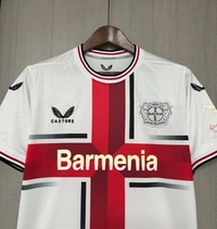 Bayer 04 Leverkusen 2024/25 ~ White Soccer Solid Jersey - 2XL