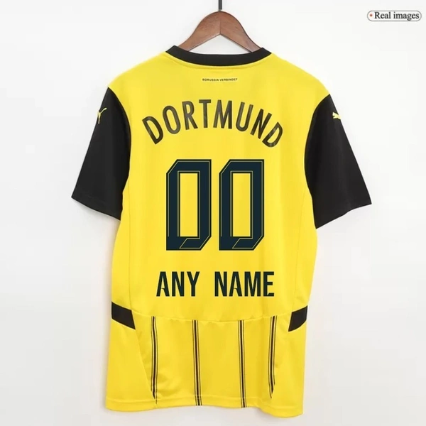 Customized Dortmund Home Soccer Solid Jersey 2024/25 - XL