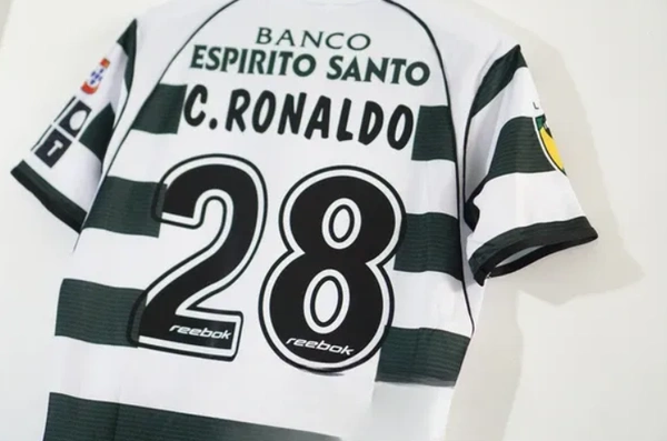 Sporting CP Jersey Custom Home Soccer Jersey 2001 - 2XL