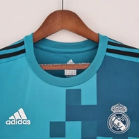 Real Madrid Retro Jersey Third Away Soccer Shirt 2017/18 - S